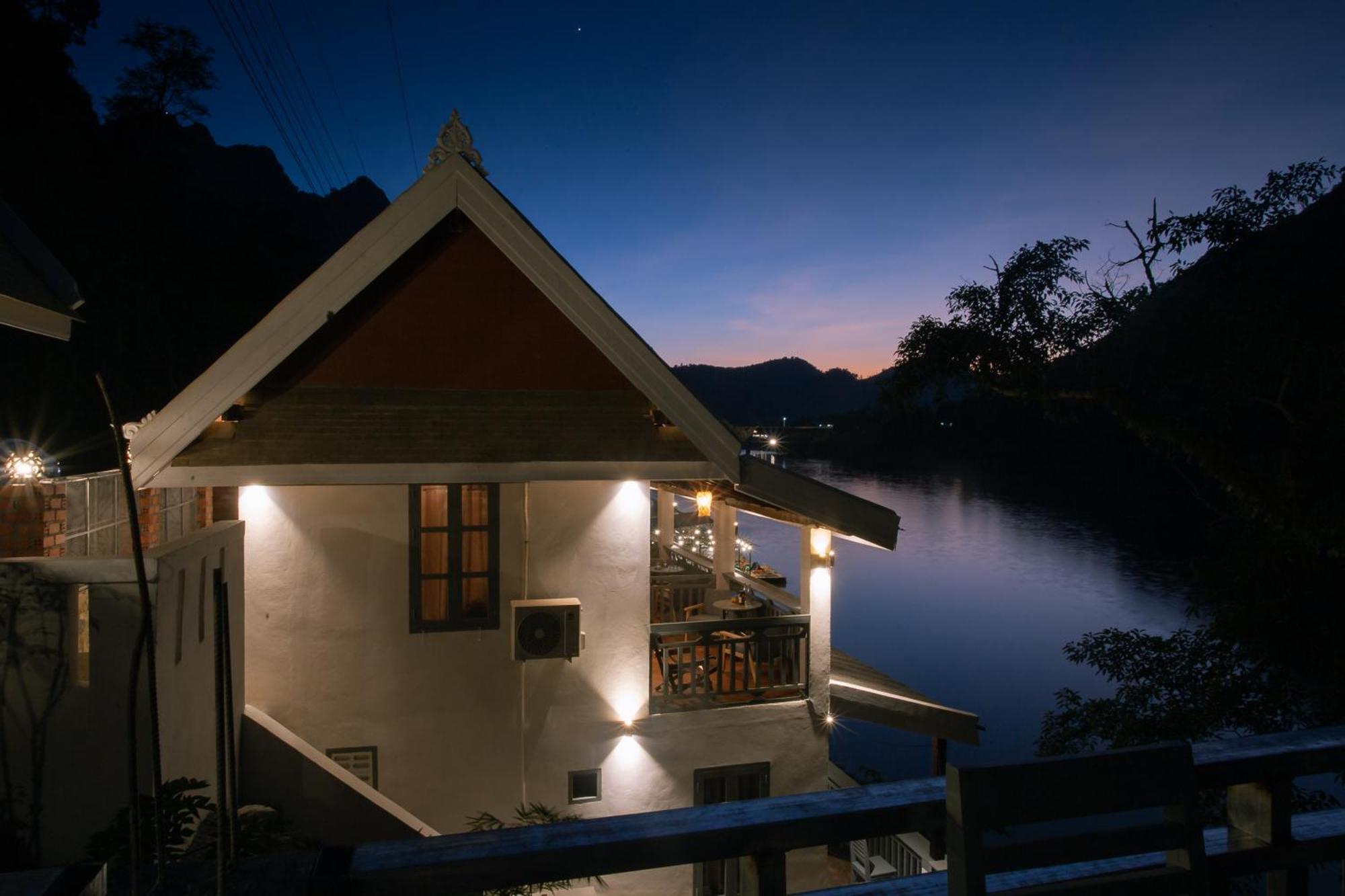 Dokchampa River View Villa Nongkhiaw エクステリア 写真