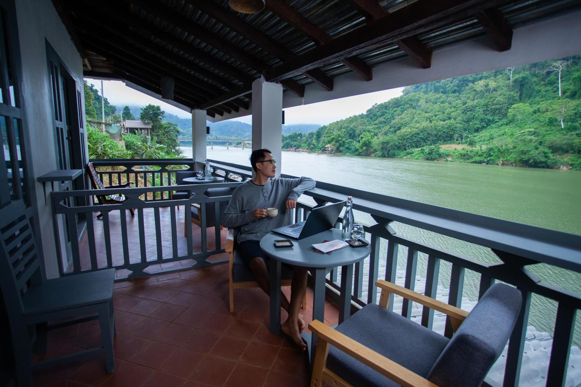 Dokchampa River View Villa Nongkhiaw エクステリア 写真
